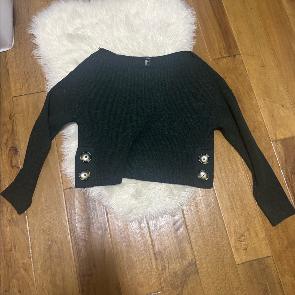 Forever 21 Dark Green Knit Sweater